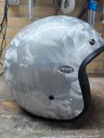 Premier jethelm in zilveren uitvoering Mt. M, Motoren, Ophalen of Verzenden, Tweedehands, Jethelm, Overige merken