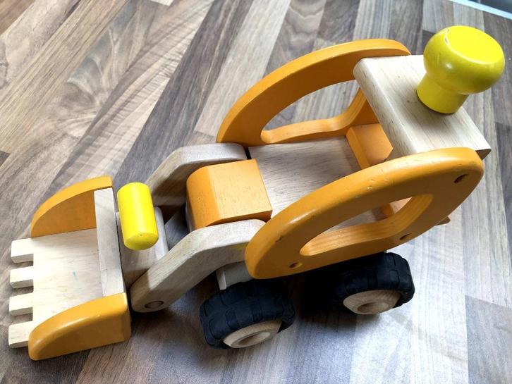 Graafmachine Goki, Kinderen en Baby's, Speelgoed | Houten speelgoed, Gebruikt, Rij- of Hobbelspeelgoed, Ophalen of Verzenden