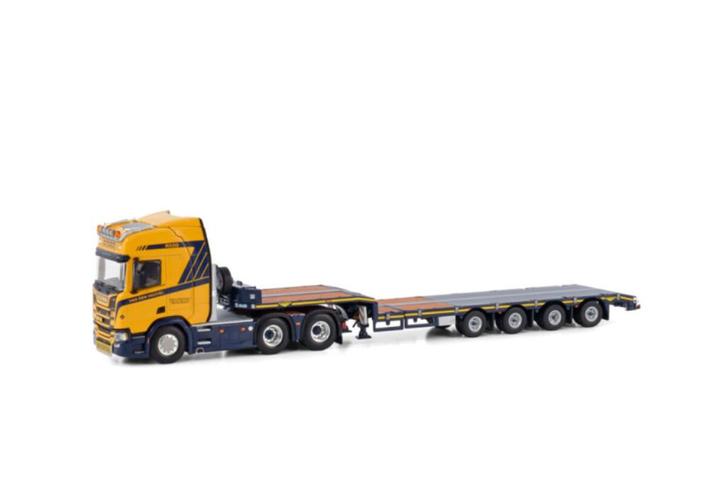 VAN DEN HEUVEL SPECIAALTRANSPORTEN B.V.; SCANIA R HIGHLINE, Hobby en Vrije tijd, Modelauto's | 1:50, Nieuw, Bus of Vrachtwagen