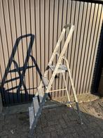 Ladder / trap 5 tredes klustrap - schildertrap alluminium, Doe-het-zelf en Verbouw, Ophalen of Verzenden, Minder dan 2 meter