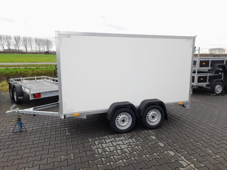 NIEUW Luxe gesloten aanhangwagen 750KG, Auto diversen, Aanhangers en Bagagewagens, Nieuw, Ophalen