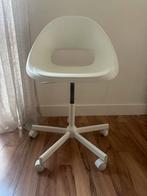 IKEA LOBERGET / MALSKÄR SWIVEL CHAIR, white, Ophalen, Wit