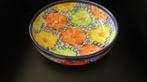 Kleurrijk -Plateelschaal, Antiek en Kunst, Antiek | Keramiek en Aardewerk, Ophalen of Verzenden