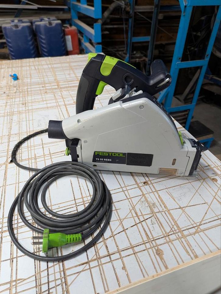 Festool TS 55 REBQ Invalzaag ts55 - Zeer Goede Staat, Doe-het-zelf en Verbouw, Gereedschap | Zaagmachines, Gebruikt, Invalzaag