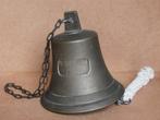Grote scheepsbel PS Graf Spee 1939 scheeps klok bel mancave, Antiek en Kunst, Antiek | Koper en Brons, Ophalen of Verzenden, Koper