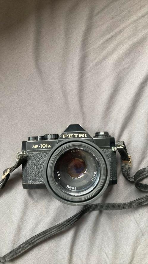 Petri mf 101a 50mm f2, Audio, Tv en Foto, Fotocamera's Analoog, Zo goed als nieuw, Ophalen of Verzenden