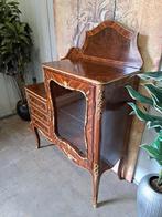 Klassieke salonkast,  vitrinekast,  wandmeubel, Ophalen