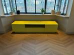 Zware kwaliteit TV meubel geel gelakt (200x58x45), Minder dan 100 cm, 25 tot 50 cm, Zo goed als nieuw, Ophalen