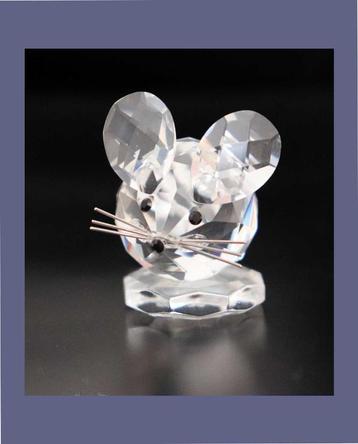 Swarovski replica muis met leren staart + doos + certificaat beschikbaar voor biedingen