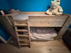Leuk steiger houten bed 80x200, Ophalen, Gebruikt, Eenpersoons, Bruin