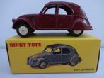 Citroen 2CV donker rood nr: 24T van Dinky Toys 1/43, Ophalen of Verzenden, Nieuw, Auto, Dinky Toys