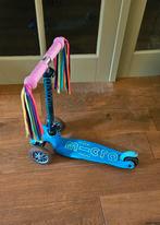 Mini Micro step blauw met roze handvaten, Kinderen en Baby's, Speelgoed | Buiten | Voertuigen en Loopfietsen, Ophalen, Gebruikt