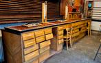 Vintage Ladenblokken | Toonbank | Ladekast | Winkelkast, Huis en Inrichting, 2033NJ, Gebruikt, 100 tot 150 cm, 5 laden of meer
