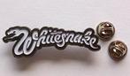 Whitesnake   shaped logo pin badge speld  n3 wit, Nieuw, Overige typen, Verzenden