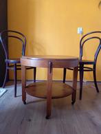 2 antieke Thonet stoelen + antieke salontafel, Antiek en Kunst, Ophalen