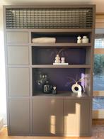 Strakke kast antraciet bruin vakkenkast airco 165 x 246 x 38, Met deur(en), 200 cm of meer, 150 tot 200 cm, Ophalen of Verzenden