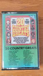 20 country greats, Cd's en Dvd's, Cassettebandjes, Gebruikt, Ophalen of Verzenden, Country en Western, 1 bandje