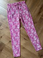 Studio anneloes stairdown batik broek M roze/offwhite, Maat 38/40 (M), Kort, Ophalen of Verzenden, Zo goed als nieuw
