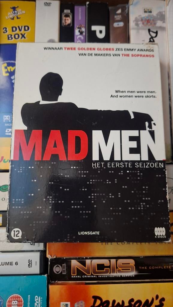 Mad men seizoen 1 dvd box, Cd's en Dvd's, Dvd's | Tv en Series, Vanaf 12 jaar, Ophalen of Verzenden, Zo goed als nieuw, Drama