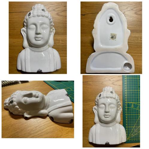 Boeddha wandhanger / beeld, Huis en Inrichting, Woonaccessoires | Boeddhabeelden, Zo goed als nieuw, Ophalen of Verzenden