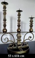 Kandelaar, smeedijzeren, Artistieke smederij, 50 tot 75 cm, Nieuw, Ophalen of Verzenden, Metaal