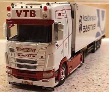 SCANIA 450S trekker met koeloplegger "VTB / Koeltransport" beschikbaar voor biedingen