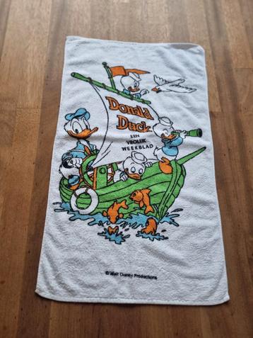 Vintage Donald Duck Handdoek - Walt Disney Productions beschikbaar voor biedingen