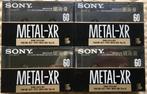 4 NOS SONY METAL-XR 60 1990 type IV metal XR cassettebandjes, Cd's en Dvd's, Cassettebandjes, 2 t/m 25 bandjes, Ophalen of Verzenden