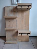 Wandbord van steigerhout, Ophalen