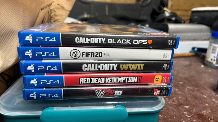 5 ps4 spellen, Spelcomputers en Games, Games | Sony PlayStation 4, Zo goed als nieuw, 1 speler, Vanaf 18 jaar, Ophalen of Verzenden