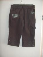 Groen bruin katoenen driekwart broek HT C&A 146 prima staat, Broek, Gebruikt, Meisje, Ophalen of Verzenden