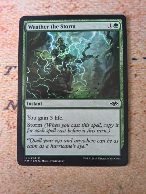 Weather the Storm, Hobby en Vrije tijd, Verzamelkaartspellen | Magic the Gathering, Nieuw, Losse kaart, Ophalen of Verzenden