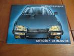Nieuw instructieboek Citroen CX Injectie, CX Prestige 1980, Ophalen of Verzenden