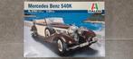 Mercedes Benz 540K 1/24 Italeri - Bouwdoos, Groter dan 1:32, Nieuw, Ophalen of Verzenden, Italeri