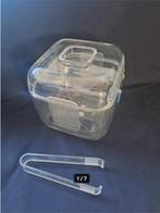 Vintage Lucite Ice Bucket - Fratelli Guzzini 1970's 80's -30, Antiek en Kunst, Ophalen of Verzenden