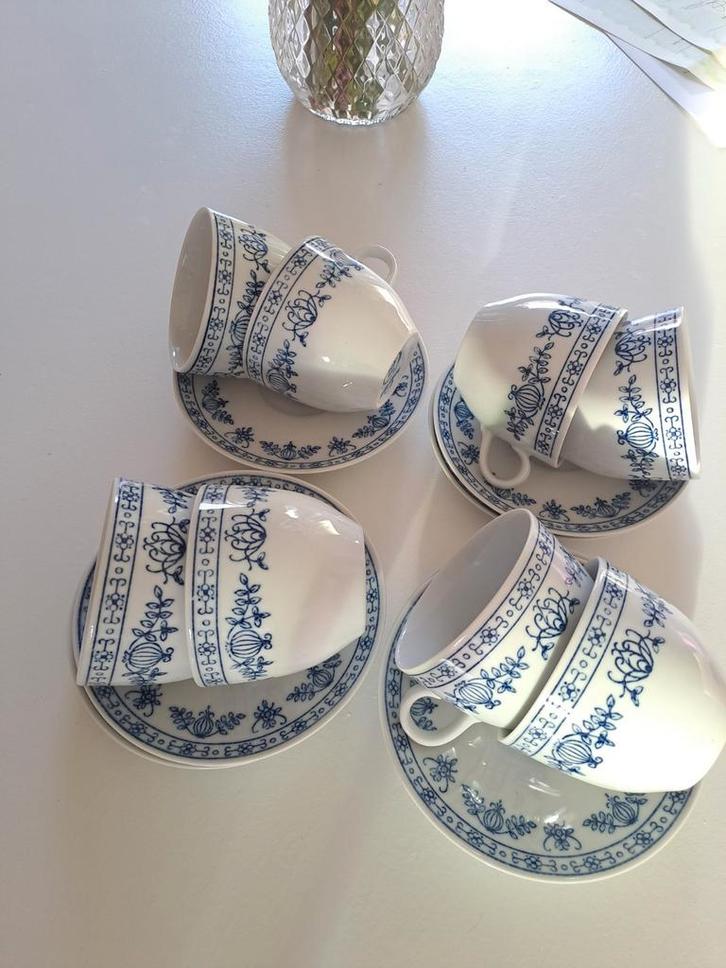 DDR Kahla Servies Kobalt Unterglasur, Huis en Inrichting, Keuken | Servies, Ophalen of Verzenden