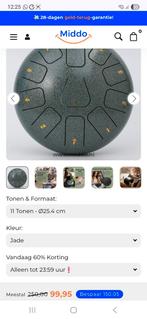 Steel tongue drum, Muziek en Instrumenten, Percussie, Ophalen of Verzenden, Nieuw, Melodische percussie