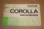 Toyota Corolla Instructieboekje - Circa 1975, Ophalen of Verzenden