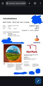 Daniël Arends - 21-01-2026 - Het Park Hoorn - 2 tickets, Tickets en Kaartjes, Twee personen, Januari