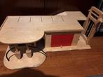 Robuuste Houten Speelgoed Garage van Dijk toys, Ophalen, Gebruikt, Hout, Speelkeuken