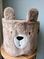 dierenkop opbergmand pluche / storage basket **NIEUW**, Overige materialen, Mand, Rond, Ophalen of Verzenden