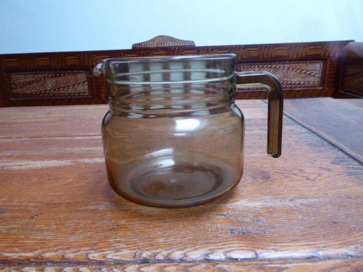 Art deco persglazen kan in fume, Antiek en Kunst, Antiek | Glas en Kristal, Ophalen of Verzenden