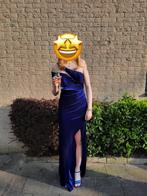 Galajurk Fluweel koningsblauw maat S merk Eva & Lola, Galajurk, Blauw, Ophalen of Verzenden, Zo goed als nieuw