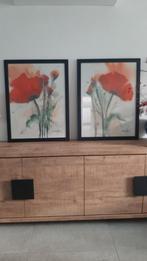 Twee schilderijen met klaprozen, Verzenden