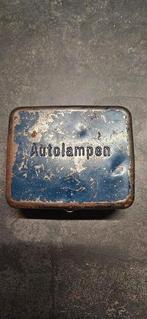 Oldtimer doosje reserve lampen, Auto diversen, Ophalen of Verzenden, Gebruikt