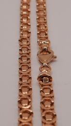gouden platte koningsketting 14kt, Www.bredajuwelier.nl, Nieuw, Ophalen of Verzenden, Www.bredajuwelier.nl