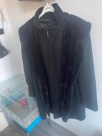 Z.g.a.n zwart met "Bont" Kashmir Jas met Capuchon maat 44, Kleding | Dames, Zwart, Maat 42/44 (L), Ophalen of Verzenden, Zo goed als nieuw