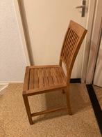 Eetkamer stoelen hout, 4 stuks, Huis en Inrichting, Ophalen, Gebruikt, Bruin, Vier