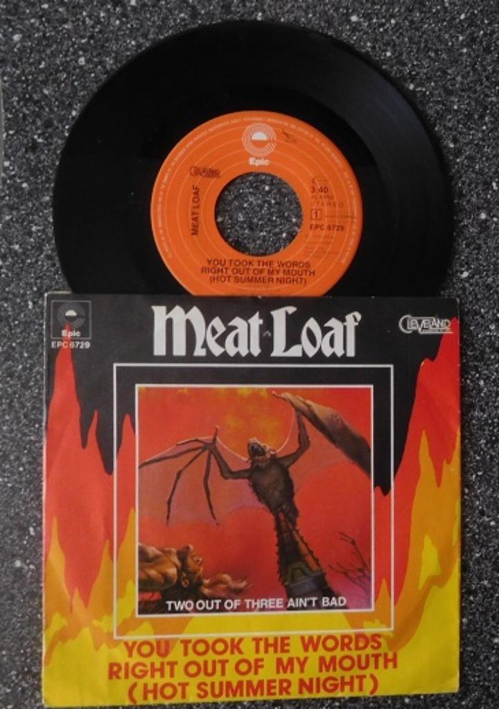 Meat Loaf - you took the words right out (vanaf € 1,50), Cd's en Dvd's, Vinyl Singles, Zo goed als nieuw, Pop, Ophalen of Verzenden