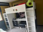 IKEA stuva / smastad hoogslaper met bureau en kledingkast, Ophalen, Zo goed als nieuw, Hoogslaper